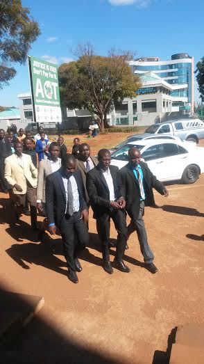 Lumumba at court today, Wednesday 
