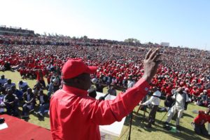 Tsvangirai Rally
