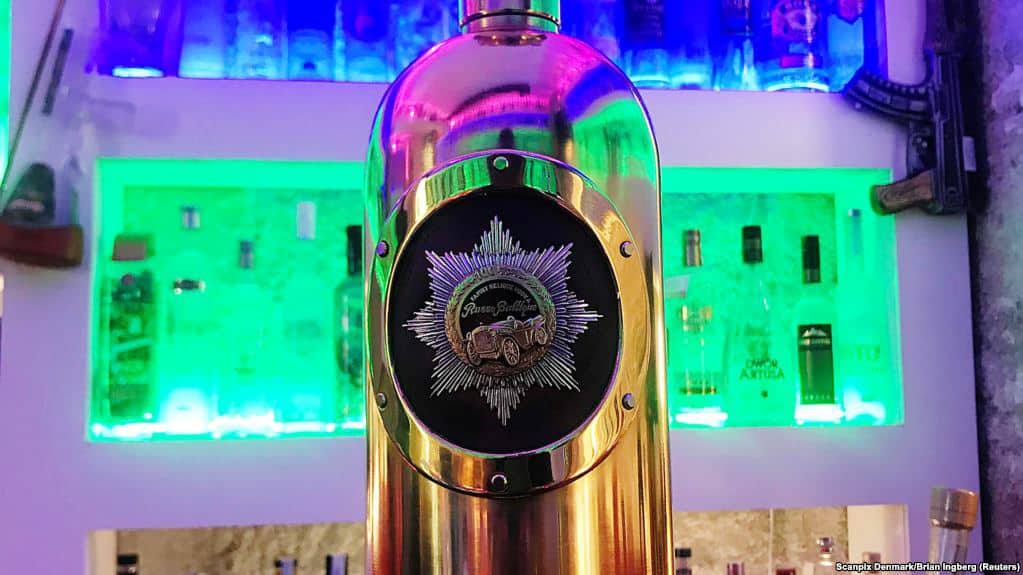 Stolen 'world's most expensive' vodka bottle found empty at Danish building site Stolen 'world's most expensive' vodka bottle found empty at Danish building site